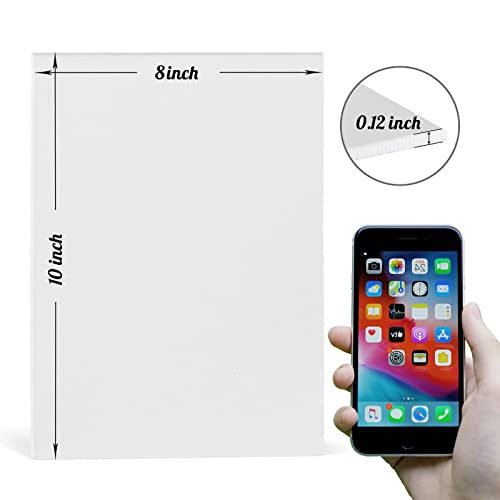 Canvases for Painting 12 Pack,8 x 10 Inch Painting Canvas, Blank Canvas Boards for Painting- Gesso Primed Acid-Free 100% Cotton Canvas Panels for Simetufy