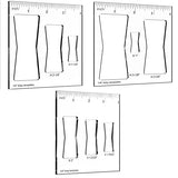 9 in 3 Butterfly Templates for Woodworking,Decorative and Router and Decorative (3 Pack Butterfly)… WIMNISV