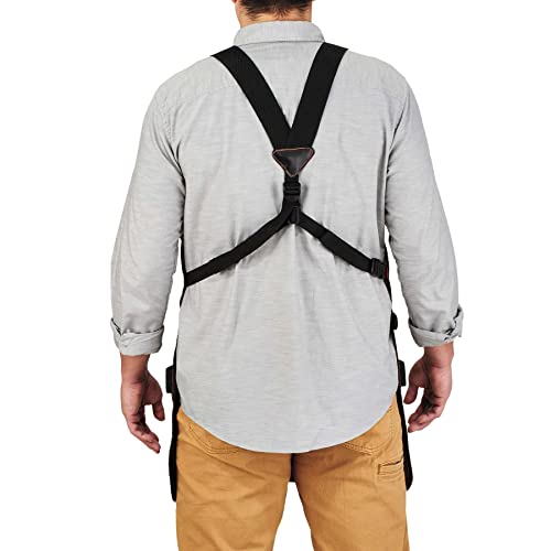 Ergodyne - 13696 Arsenal 5705 Full Length Tool Work Apron, 13-Pockets, Gray Ergodyne