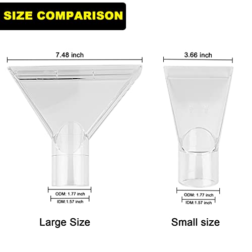 YSJWAER Carpet Vac Extractor Attachment-Tool - Cleaning Vacuum Clear Upholstery Car Detailing Turn Shop Vac into an Extractor YSJWAER