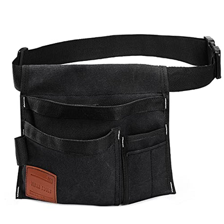 VIDAR TOOLS 6-Pocket Single Side Tool Belt Pouch/Utility Belt Bag/Tool Apron for Carpenter/Gardening/Waist .Durable Canvas Construction.Comfortable VIDAR TOOLS