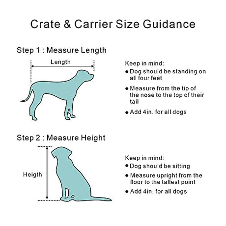 unipaws Dog Crate Furniture, Dog Kennel with Dog Bed and Removable Tray, Dog Cage for Medium Dogs from 25 to 39 pounds Dogs, 26 Inch Height Indoor unipaws