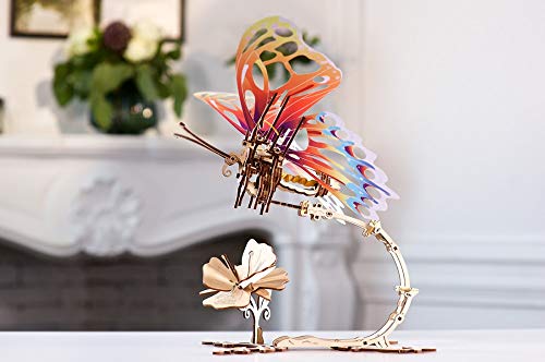 Mechanical UGEARS Wooden 3D Puzzle Model Butterfly Construction Set ugears