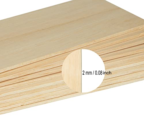 25 Pack Basswood Sheets for Crafts - 4 x 4 x 1/12 Inch - 2mm Thick Plywood Sheets Unfinished Squares Bass Wood Boards for Laser Cutting, Wood - WoodArtSupply