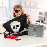 Melissa & Doug Wooden Pirate Chest Pretend Play Set Melissa & Doug