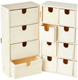 Artemio Advent Calendar to Decorate Triptych, Wood, 55 x 28 x 6.5 cm, 55 x 6.5 x 28 cm Artemio