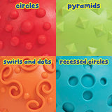 READY 2 LEARN Paint and Clay Mushroom Stampers - Set of 4 - Ages 2+ - Easy to Grip Arts and Crafts Tools for Kids - DIY Patterns and Textures READY 2 LEARN