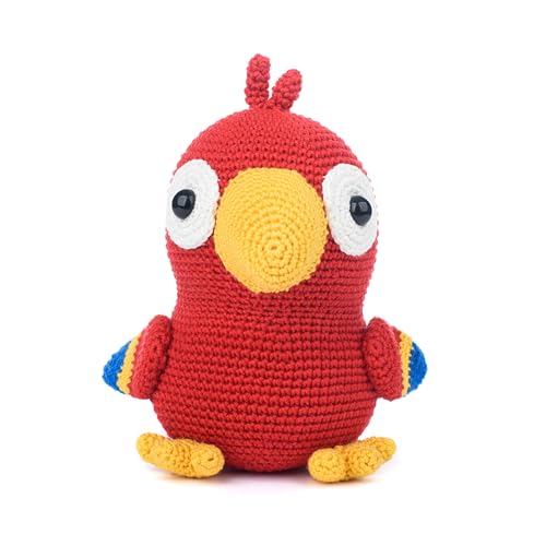 Easy Breezy Crochet Kit Parrot WoodArtSupply
