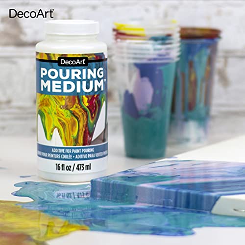 DecoArt Pouring Medium, 64 Fl Oz (Pack of 1) - WoodArtSupply