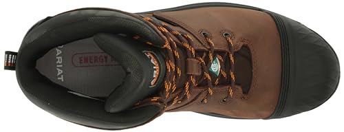 Ariat Men's Turbo Outlaw 6" CSA Waterproof Carbon Toe Work Boot - Rich Brown, 11 Medium ARIAT