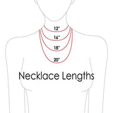 Ikee Design Set of 2 Wood Necklace Jewelry Display Stand for 8 Necklaces, Necklace Display Holder, Wood Plank Necklace Display Stand, Brown Color Ikee Design