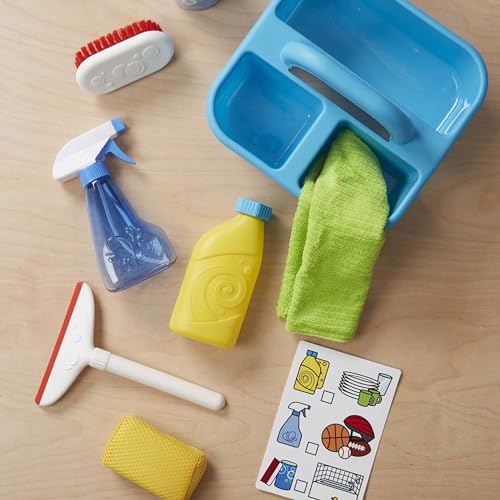 Melissa & Doug Spray, Squirt & Squeegee- Pretend Play Cleaning Set - Toddler Toy Cleaning Set For Ages 3+ Melissa & Doug