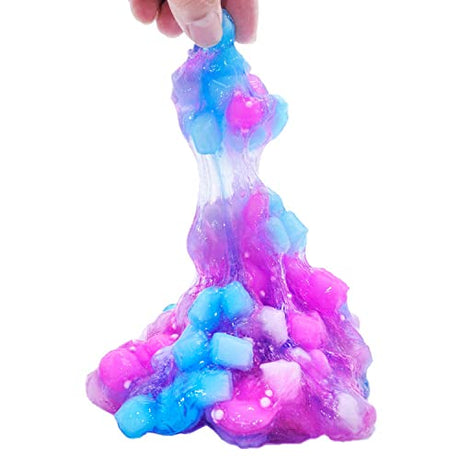 Unicorn Slime Kit for Girls 4-12,Supplies Makes Butter Slime,Candy Confetti Slime,Glimmer, Foam Jelly Cubes Slime Party Favors for Kids OHIECIHY