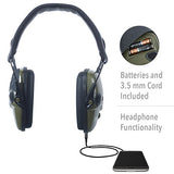 Howard Leight by Honeywell Impact Sport Sound Amplification Electronic Shooting Earmuff, Green HOWARD LEIGHT