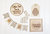 Easter DIY Wood Kit, Tiered Tray Decor, Small Signs for Counter Decor Generic