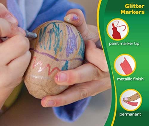 Crayola Glitter Markers 6ct Crayola