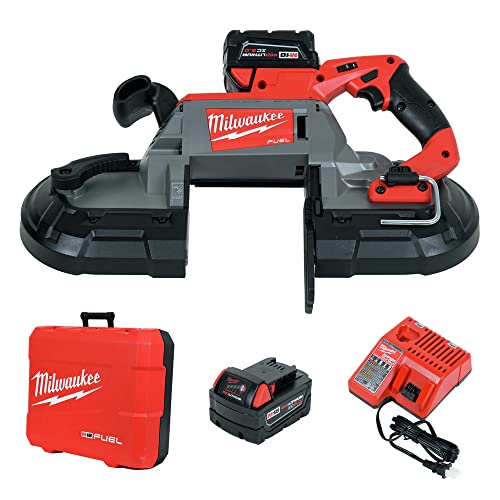 Milwaukee 2729-22 M18 Fuel Deep Cut Band Saw 2 Bat Kit Milwaukee