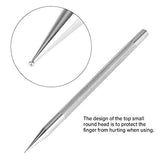 Hilitand Leather Scriber Pen, Stainless Steel Leather Scriber Positioning Pen Marking Tool DIY Crafts Tool for Leather Craft Projects Hilitand