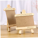 COHEALI Table Picture Frame Unfinished Wood Braces Kit White Picture Frames Wood Picture Holder Frame Diy Picture Frames Mini Photo Easel Collage Kit COHEALI