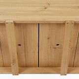 Yaheetech 49x22x32in 8 Pockets Horticulture Raised Garden Bed Elevated Wood Planter Box Stand with Foldable Side Table and Storage Shelf for Yaheetech