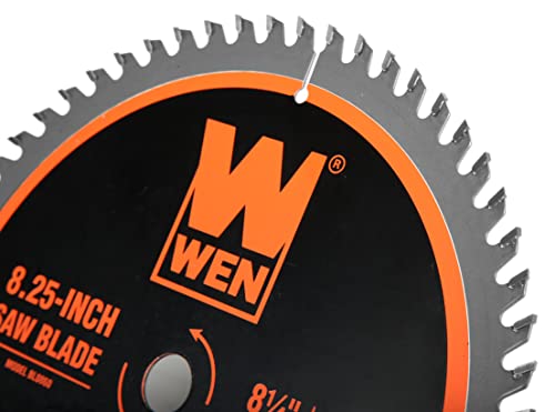 WEN BL0860 8.25-Inch 60-Tooth Fine-Finish Carbide-Tipped Circular Saw Blade