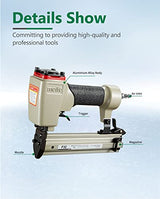 meite F32 Brad Nailer 18 Gauge 3/8" to 1-1/4" Pneumatic Tool for Woodworking Projects meite