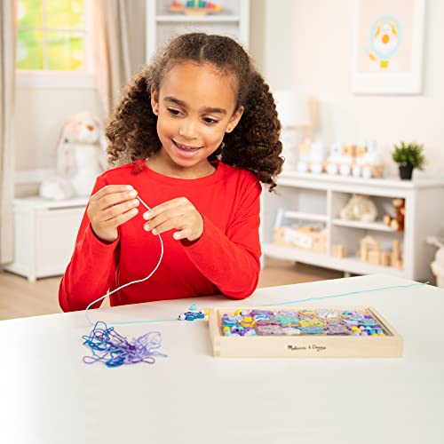 Melissa & Doug Sweet Hearts and Butterfly Friends Bead Set of 2 - 250+ Wooden Beads Melissa & Doug