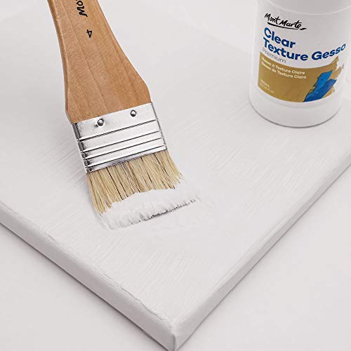 MONT MARTE Premium Clear Texture Gesso Acrylic Medium 8.45oz (250ml) MONT MARTE