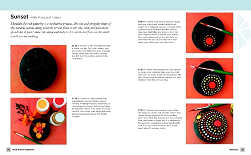 Rock Art for Beginners: Simple Techniques and Easy Projects for Transforming Stones into Art (New Shoe Press) WoodArtSupply