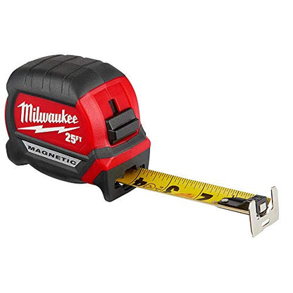 Milwaukee - 48-22-0125G - 25 ft. Magnetic Tape Measure - 2-Pack - WoodArtSupply