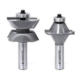 Amana Tool - 55468 2Piece Carbide Tipped Edge Banding 30 Deg x 1-19/32 Dia x 1" 2 Amana Tool