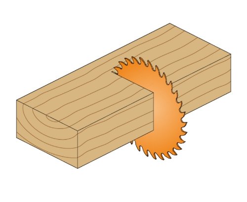 CMT P12072 ITK Plus Finish Saw Blade, 12 x 72 Teeth, 10° ATB+Shear with 1-Inch bore - WoodArtSupply