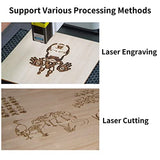 24 Pack Basswood Sheets, 12 x 12 x 1/8 inch Plywood, 3 mm Thin Unfinished Wood Board for Crafts, Laser Cutting & Engraving, Wood Burning, CNC YSangift