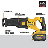 DEWALT FLEXVOLT 60V MAX* Reciprocating Saw, Cordless Kit (DCS389X2) DEWALT