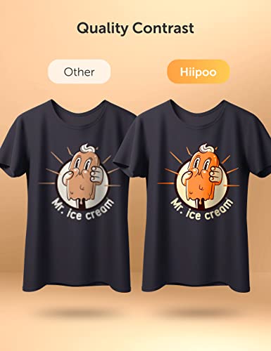 Hiipoo Sublimation Ink Set with 110 Sheet Sublimation Paper 8.5x11” 125G, 2 Pack Teflon Sheet, Heat Tape compatible for Inkjet Printer ET-2720 Hiipoo