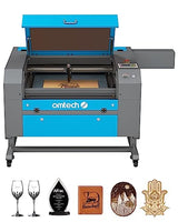 OMTech 100W CO2 Laser Engraver, 20x28 Inch Laser Engraving Machine with 4 Way Pass Through Air Assist Water Pump Wheels, Industrial Laser Cutter OMTech