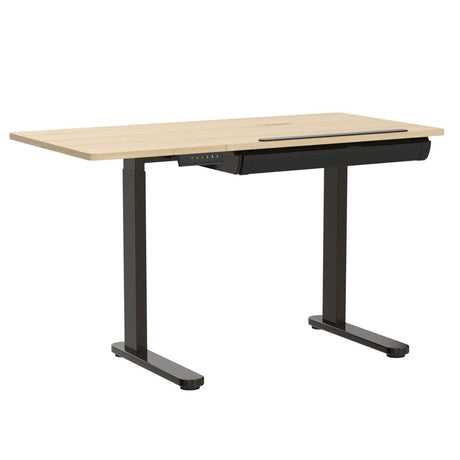 FLEXISPOT Comhar Adjustable Drafting Table, Electric Standing Desk with Storage Drawers for Writing Drawing Crafting Working, 47.2" W x 23.6" D Angle FLEXISPOT