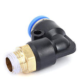 Air Pipe Adjustable Joint C02 Gas Nozzle Valve Engraving Machine Nozzle Air Valve Connect Air Pump Air Compressor(Air Pipe 6mm;Thread Dia.9.7; Garosa