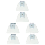 Bench Grinder Eye Shield, 6pcs Bench Grinder Guards Bench Grinders Kit Guard Eye Grinder Shield Bench Safety Replacement Included Screws Angle TEHAUX