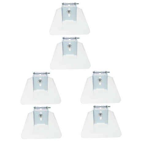 Bench Grinder Eye Shield, 6pcs Bench Grinder Guards Bench Grinders Kit Guard Eye Grinder Shield Bench Safety Replacement Included Screws Angle TEHAUX