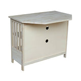 International Concepts Mission Corner TV Stand, Unfinished IC International Concepts