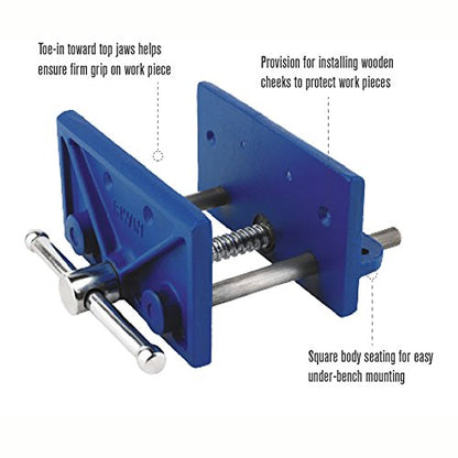 IRWIN Woodworking Vise, 6-1/2-Inch (226361) - WoodArtSupply