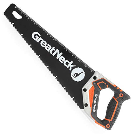 GreatNeck 74003 15 Inch Aggressive Tooth Handsaw, Aluminum Frame, Wood Saw, Branch Cutter, PVC Cutter, Tree Saw, Handsaw for Wood, Hand Saw for Trees Great Neck