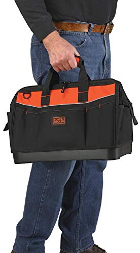 BLACK+DECKER Tool Bag, 16-inch (BDST500002APB) - WoodArtSupply