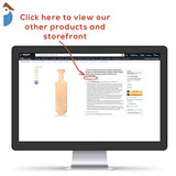 Fraternity Sorority Paddles 14 inch, Pack of 1 Unfinished Greek Wooden Paddle, Smooth Birch for Decorating and Painting, by Woodpeckers Woodpeckers