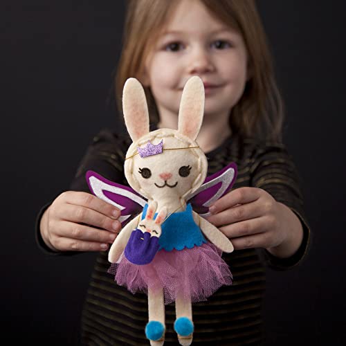 Craft-tastic – Make a Bunny Friend Craft Kit – Learn to Make 1 Easy-to-Sew Stuffie with Clothes & Accessories Craft-tastic