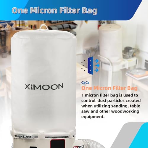 70333 Dust Collector Bag Replacement for POWERTEC DC-1512 Dust Collection Bag Compatible with JET and More brand Dust Collection Systems for Ximoon