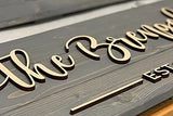 Custom Wood Sign Personalized Handmade Wedding Gift Wood Wall Art Personalized Sign Last Name Sign Established Sign Wooden Signs Bridal Shower Gift Generic