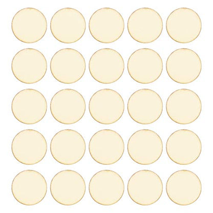 SEWACC Unfinished Wood Circle 100pcs 32mm Wooden Discs Round Wooden Pieces Wooden Cutouts Ornaments DIY Crafts for Art Crafts Project Home - WoodArtSupply