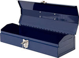 TCE ATB102U Torin 16" Hip Roof Style Portable Steel Tool Box with Metal Latch Closure, Blue TCE